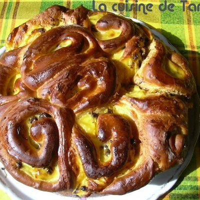 Chinois à la crème et aux pépites de chocolat