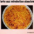 Tarte aux mirabelles alsacienne