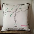 Coussin d'anniversaire