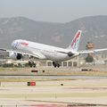 Aéroport: Barcelone (SP) El Prat ( LEBL): Air Europa: Airbus A330-343: EC-LXR: MSN:1097.