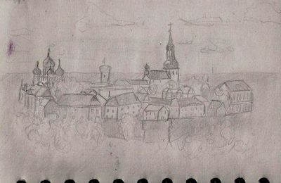 VIEW OF THE OLD CITY from Oliguviste church - TALLINN - ESTONIA
