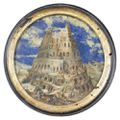 Attribué à Anton Mozart (1573 - 1625) La Tour de Babel
