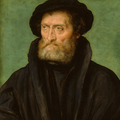 Corneille de Lyon, Portrait of a merchant, traditionally identified as Theodore Beza (1519–1605)