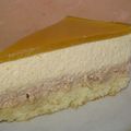 Entremets nougat - abricots