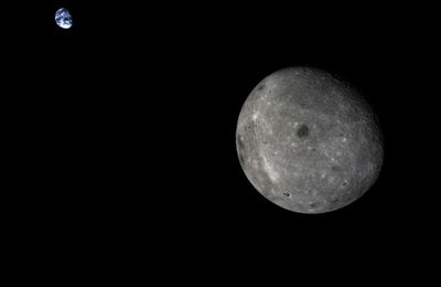 Photographie du couple Terre - Lune