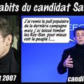 Les habits du candidat Sarkozy