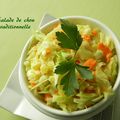 Salade de chou traditionnelle, sans gluten et sans lactose