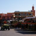 le grand Cafè "Argana" sur la place jamaa el fna