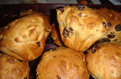 Briochettes aux raisins