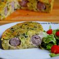 Gâteau de saucisse et courgette