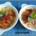 CREME BRULEE A LA FRAMBOISE ET AUX GROSEILLES