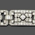 Lacloche Frères, Années 1925, Bracelet ruban joaillerie