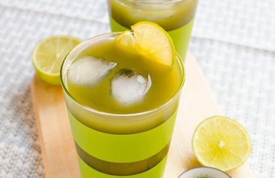 Thé matcha glacé