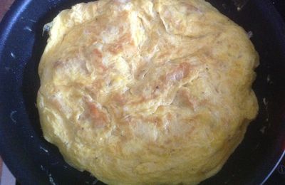 Omelette aux chips