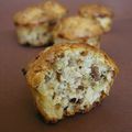 Muffins chocolat blanc et pépites de nougatine