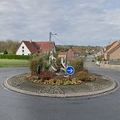Rond-point à Houdain