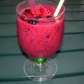 smoothies de fruits rouges