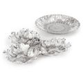 Two Italian Silver "Naturalistic" Dishes & an Italian Silver "Renaissance Plate", Gianmaria Buccellati