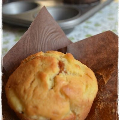 Muffin à la pomme et confiture de lait