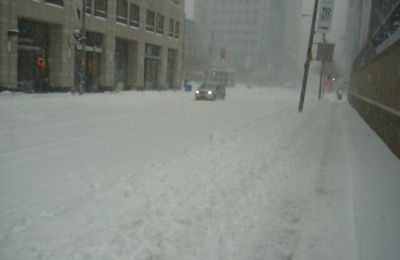 Toronto sous la neige