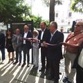 inauguration du triptyque historique, place de la Liberté