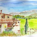 Aquarelle en Provence #1