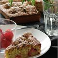 GÂTEAU MOELLEUX A LA PISTACHE & AUX FRAMBOISES