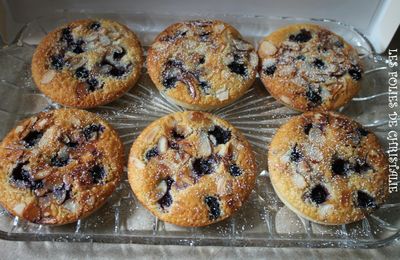 Amandines aux myrtilles