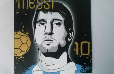 Toile "Messi"