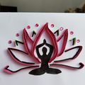 Carte lotus yoga