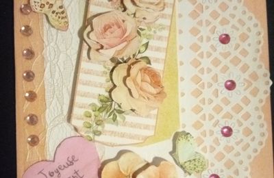 Carte shabby saint Valentin