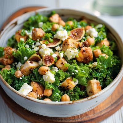 Salade de Kale Poulet Figues : Le Repas Frais, Gourmand et Plein d'Épices