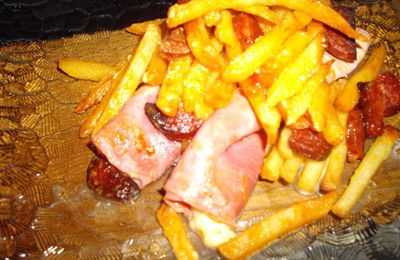 Frites au chorizo