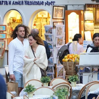 Samedi 19 octobre 2019, avec son copain Leo Robinton, Italie