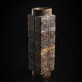 A jade carving 'Cong', Neolithic period, probably Liangzhu culture, ca. 3000 B.C.
