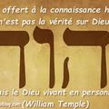 Connaissance-Dieu vivant - William Temple (Citation)