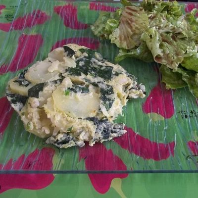 Tortilla aux épinards