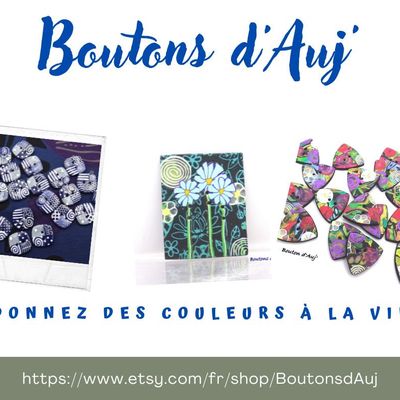 Mes boutons de couture artisanaux 