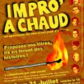 Le retour d'IMPRO'A CHAUD à Avignon du 8 au 31 juillet !