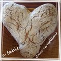 PAIN AU COEUR CROUSTILLANT POUR LA ST VALENTIN