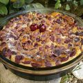 CLAFOUTIS CERISES À LA FARINE DE LENTILLES