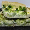 Quiche poulet, brocolis et Boursin