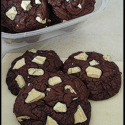 Cookies aux deux chocolats
