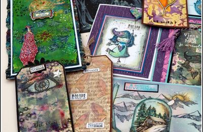 Retour de Version Scrap Rennes sur le stand Carabelle... et premières réas / Back from VS Rennes and my Carabelle projects 