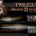 Double projection Twilight / New Moon en VF au cinéma Le Cinq le dimanche 22 novembre