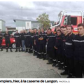 Retour des pompiers partis en renfort 