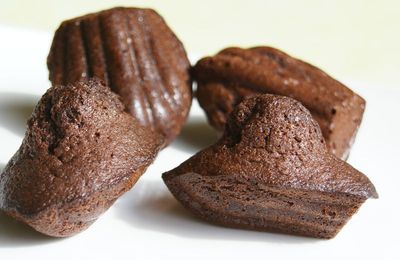 Madeleines au chocolat 