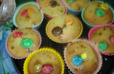 Muffin façon M & m's