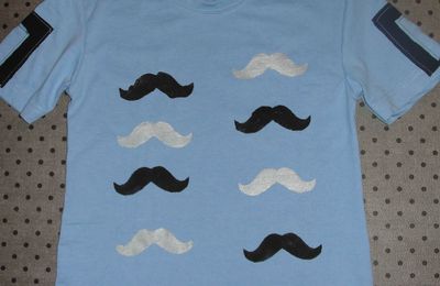 Je reste dans le textile moustachu !