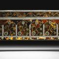 A magnificent Ottoman tortoiseshell, mother-of-pearl, ivory and brass-inlaid scribe's box, Turkey, late 16th century